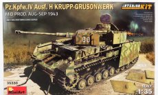 Miniart Krupp Grusonwerk Tank Panzer Iv Ausf H Military 1940 1:35 /