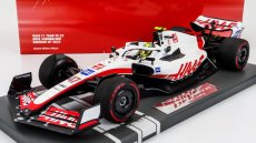 Minichamps Haas F1 Vf-22 Ferrari Team Haas N 47 Bahrain Gp 2022 Mick Schumacher 1:18 Biela čierna červená