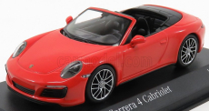 Minichamps Porsche 911 991-2 Carrera 4s Cabriolet 2017 1:43 oranžová