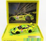 Minichamps Porsche 911 991-2 Gt3 R Team Manthey Racing N 911 Vln 24h Nurburgring 2020 M.campbell - L.kern - M.jaminet - J.anlauer 1:43 Žltozelená