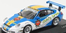 Minichamps Porsche 911 Gt3 N 13 Carrera Cup Asia Macau 2007 M.lee 1:43 Light Blue White