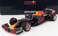 Minichamps Red bull F1 Rb16b Honda Ra620h Team Aston Martin N 33 Winner Dutch GP 2021 Max Verstappen 1:18 Matná modrá žltá červená