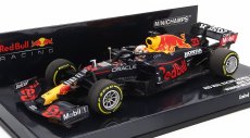 Minichamps Red bull F1 Rb16b Honda Ra620h Team Aston Martin N 33 Winner Mexico Gp Majster sveta 2021 Max Verstappen 1:43 Matná modrá žltá červená