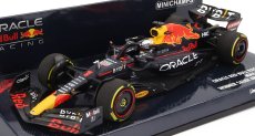 Minichamps Red bull F1 Rb18 Team Oracle Red Bull Racing N 1 Bahrain Gp Majster sveta 2022 Max Verstappen 1:43 Matná modrá žltá červená