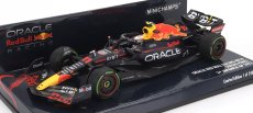 Minichamps Red bull F1 Rb18 Team Oracle Red Bull Racing N 11 2nd Japan Gp 2022 Sergio Perez 1:43 Matná modrá žltá červená