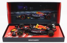 Minichamps Red bull F1 Rb18 Team Oracle Red Bull Racing N 11 Pole Position Saudi Arabia Gp 2022 Sergio Perez 1:18 Matná modrá žltá červená