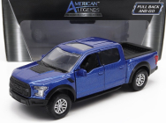 Motor-max Ford usa F-150 Pick-up Raptor 2017 1:34 Modrá