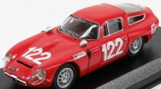 Najlepší model Alfa romeo Tz1 Scuderia Pagaso N 122 Targa Florio 1966 Lo Piccolo - Sutera 1:43 Red