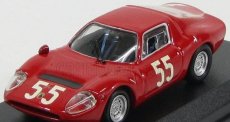 Najlepší model Fiat Abarth Ot1300 Coupe N 55 Monza 1966 Baghetti - Cella - Fischhaber - Furtmayr 1:43 Červená