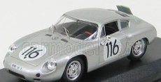 Najlepší model Porsche 1600gs Abarth N 116 Targa Florio 1960 Linge - Strahle - Lissmann 1:43 Silver