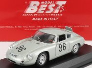 Najlepší model Porsche 356 Carrera Abarth N 96 Targa Florio 1961 Linge - Von Hanstein 1:43 Silver