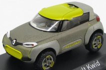 Norev Renault Concept Car Kwid Salon De Bombay 2014 1:43 sivá žltá