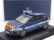 Norev Renault Megane Sport Tourer Sw Station Wagon Gendarmerie De L'air 2022 1:43 Modrá