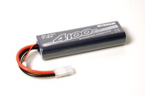 NOSRAM 4100mAh - 7.4V - 50C LiPo Car Stickpack Hardcase - Tamiya konektor