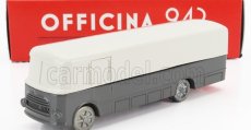 Officina-942 Fiat 642 Rn Truck Car Transporter F1 Assistenza Corse Ferrari 1956 1:76 sivá biela