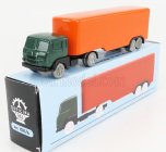 Officina-942 Fiat 682 T2 Truck Semirimorchio Furgonato 1955 1:76 Zelená oranžová