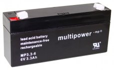 Pb akumulátor MULTIPOWER 6 V/3,2 Ah