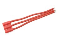 Pozlátený 3,5 mm 3-pinový konektor s káblom 14AWG 10 cm