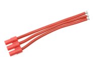 Pozlátený 3,5 mm 3-pinový konektor so 14AWG 10 cm káblom