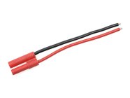 Pozlátený 4,0 mm konektor so 14AWG káblom 10 cm