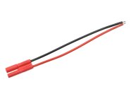 Pozlátený konektor 2,0 mm samica s káblom 20AWG 10 cm