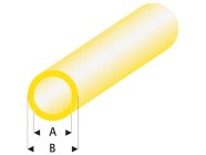 Raboesch profil ASA rúrka transparentná žltá 2x3x330mm (5)