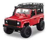 RC auto Land Rover Defender D90, červená