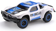 RC auto Muscle Racing 1:43, modrá + náhradná batéria