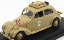 Rio-models Fiat 1500 Deutsche Afrika Korps Service 1941 1:43 Žltá vojenská