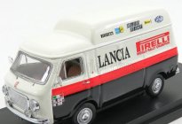 Rio-models Fiat 238 Van Tetto Alto 1970 - Assistenza Rally Pirelli Lancia 1:43 Biela čierna červená