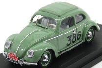 Rio-models Volkswagen Beetle Maggiolino N 386 Rally Montecarlo 1954 Prager - Culbert 1:43 Zelená