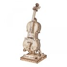 RoboTime drevené 3D puzzle Violoncello