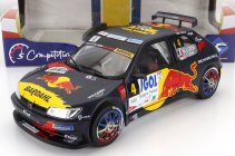 Solido Peugeot 306 Maxi Red Bull N 4 6. Rally Mont Blanc 2021 S.loeb - D.elena 1:18 Modrá žltá červená