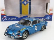 Solido Renault Alpine A110 1600s N 5 Rally Olympia 1972 J.p.nicolas - J.todt 1:18 Modrá