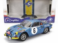 Solido Renault Alpine A110 1600s (nočná verzia) N 6 Rally Montecarlo 1972 J.candruet - P.pagani 1:18 Blue Met