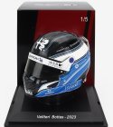 Spark-model helma Bell F1 Casco Helma Alfa Romeo C43 Team Stake N 77 Sezóna 2023 Valtteri Bottas 1:5 2 Tones Blue