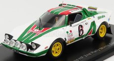 Spark-model Lancia Stratos Hf Team Alitalia (nočná verzia) N 6 2nd Rally Montecarlo 1976 Bjorn Waldegaard - Hans Thorszelius 1:43 Biela zelená červená