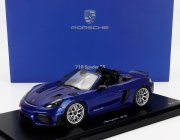 Spark-model Porsche 718 (982) Spider Rs 2024 - Con Vetrina - S vitrínou 1:18 modrá