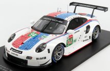 Spark-model Porsche 911 991 Rsr 4.0- Flat-6 Team Porsche Gt N 94 24h Le Mans 2019 S.muller - M.jaminet - D.olsen 1:18 White