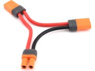 Spektrum kábel Y sériový IC5 batéria / 2x IC5 zariadenie 15cm 10AWG