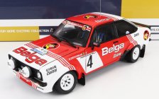 Sun-star Ford england Escort Rs 1800 (nočná verzia) N 4 4th Rally Lotto Haspengouw 1981 R.droogmans - R.joosten 1:18 červená biela