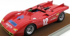 Tecnomodel Abarth 2000sp N 12 Targa Florio 1971 Taramazzo - Ostini 1:18 červená