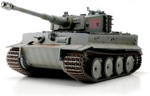 TORRO tank 1/16 RC Tiger I IR - zimná kamufláž svetlo šedá