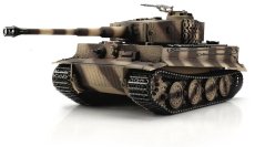 TORRO tank PRO 1/16 RC Tiger I neskorá verzia púštna kamufláž – infra IR – dym z hlavne