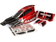 Traxxas karoséria Bandit čierno-červená