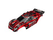 Traxxas karoséria červená: Rustler 4x4