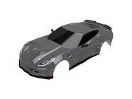 Traxxas karoséria Chevrolet Corvette Z06 sivá