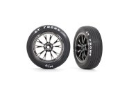 Traxxas koleso, Weld disc chróm čierne (predné) (2)