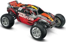 Traxxas Nitro Rustler 1:10 TQi RTR strieborno-červený