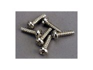 Traxxas skrutka krížová 3x10mm pologuľatá hlava zink. (6)